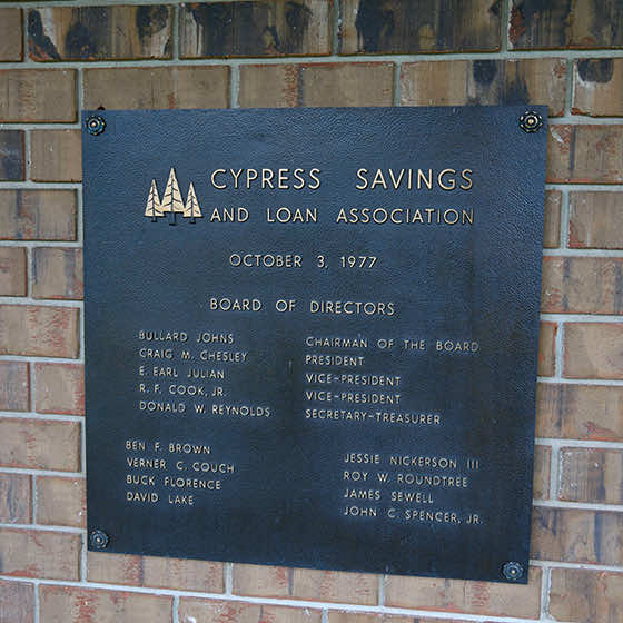 Cypress Bank history